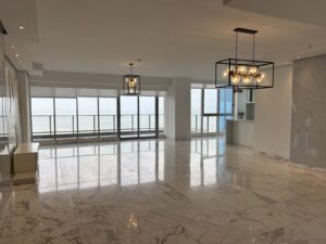 Living dining area, apartment for rent in Regalia, Panama City, Panama