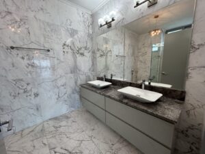 Bathroom double vanity, apartment for rent in Regalia, Panama City, Panama