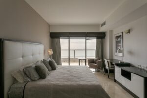 Master bedroom, apartment for rent in TOC, Panama City, Panama