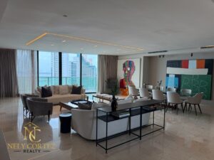 Living dining area, apartment for sale in Allure, Panama City, Panama