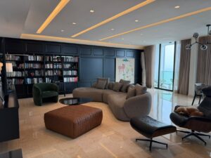 Library lounge, apartment for sale in Allure, Panama City, Panama