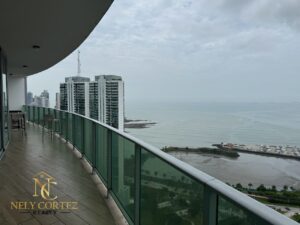 Balcony ocean view, apartment for sale in Allure, Panama City, Panama