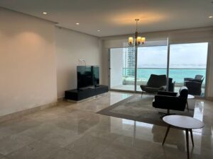 Living dining area, apartment for sale in Costanera, Panama City, Panama