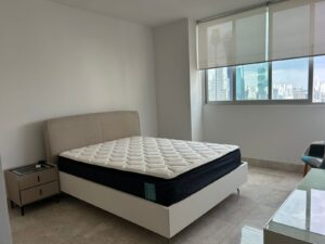 Master bedroom city view, apartment for sale in Costanera, Panama City, Panama