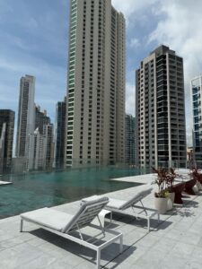 Building pool deck, apartment for sale in Costanera, Panama City, Panama