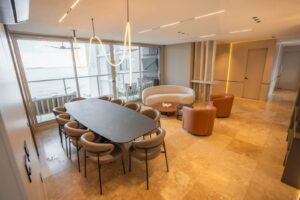 Dining room, apartment for sale in Q Tower, Panama City, Panama