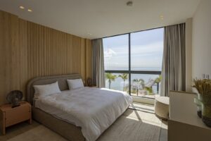 Master bedroom ocean view, property for rent in Ocean Reef, Panama City, Panama