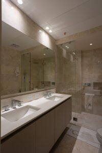 Bathroom double vanity, property for rent in Ocean Reef, Panama City, Panama